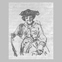 105-0437 Friedrich der Grosse. Der alte Koenig aus der 1922 bei Gurlitt erschienenen Mappe mit Lithographien -Koenig Friedrich und sein Kreis-.jpg